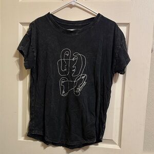 Vintage Gray Graphic Tee